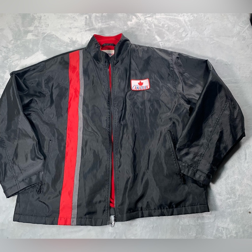 Vintage men’s Molson Canadian light windbreaker jacket